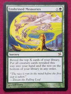 Magic The Gathering BETRAYERS OF KAMIGAWA ENSHRINED MEMORIES green card MTG - Image 1
