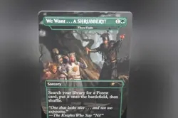 We Want...A SHRUBBERY! - Three Visits NM Normal Secret Lair Card - MTG English - Image 2