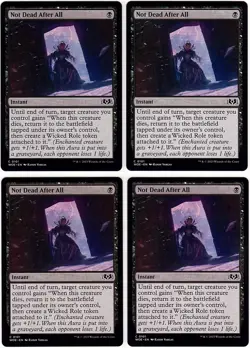 MTG Wilds of Eldraine Not Dead After All x 4 (Common) - Image 1