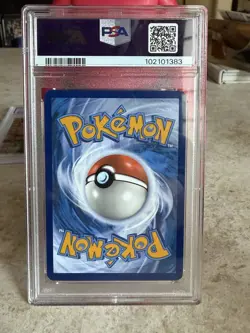 PSA 9 Pokemon SV08 Surging Sparks Pikachu ex Ultra Rare Holo EN 2024 #219 - Image 2