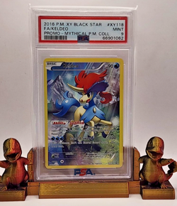 2016 Pokemon XY Black Star Promo Keldeo Full Art Mythical Collection XY118 PSA 9 - Image 1