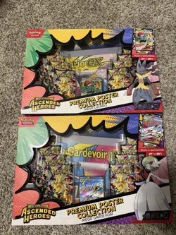 Pokemon Ascended Heroes Premium Poster Collection Set of 2 (Lucario & Gardevoir) - Image 1