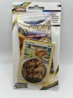 Pokemon Brilliant Stars Blister Eevee SWSH 190 Promo Englisch OVP Sealed - Image 1