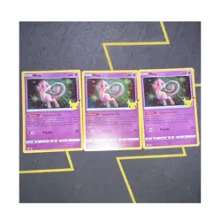 Pokemon TCG Mew 011/025 Holo Celebrations Anniversary English Lot of 3 (2021) - Image 1