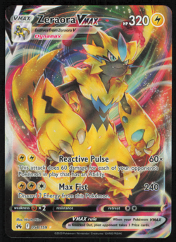 Zeraora VMAX - Crown Zenith - 054/159 - Pokemon TCG - NM - HOLO - Image 1