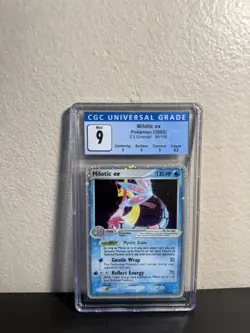 Pokemon 2005 Ex Emerald Milotic Ex Holo 96/106 CGC 9 - Image 1