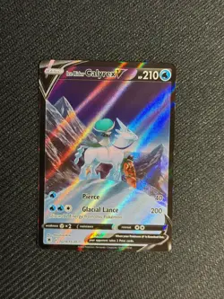 Ice Rider Calyrex V TG14/TG30 Holo Astral Radiance Trainer Gallery Pokemon NM - Image 2