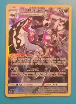 Galarian Obstagoon NM Astral Radiance Trainer Gallery TG10/TG30 Pokemon TCG Holo - Image 1