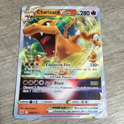 Pokemon Charizard VSTAR Ultra Rare Holo 280 HP Brilliant Stars 018/172 - Image 1