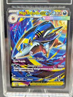 2025 Pokemon - Mega Sharpedo ex 127/094 Me02: Phantasmal Flames SIR - TAG 10 - Image 2