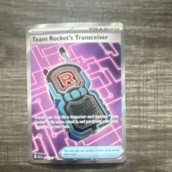 Pokemon Team Rocket's Transceiver Trainer Item Holo Full Art ASK 263/217 - Image 1