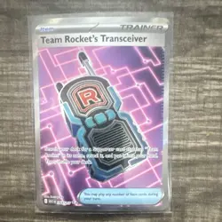 Pokemon Team Rocket's Transceiver Trainer Item Holo Full Art ASK 263/217 - Image 3