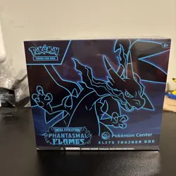Pokemon TCG Phantasmal Flames Pokemon Center ETB Elite Trainer Box Sealed - Image 1