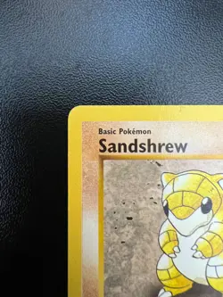 Pokemon Sandshrew Base Set 62/102 1st Edition Gray Stamp Moderately Played MP - Image 2