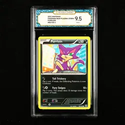 TQG 9.5 Mint+ 2012 Pokemon ENG Purrloin #82/135 C - Image 1