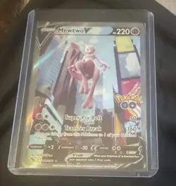 The Pokemon Company Pokemon TCG Mewtwo V Ultra Rare Full Art Holo Eng 072/078 - Image 1