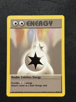 Pokemon WOTC Base Set - Double Colorless Energy - 96/102 - MINT/NM -Fresh Packed - Image 2