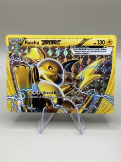 2015 Pokemon Raichu BREAK 50/162 BREAKthrough Holo Rare NM - Image 1