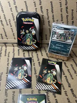 Pokemon Unova Mini Tin Empty | Garbodor&Amoonguss/Plus Lot of 50 Cards/5 HOLOS - Image 3