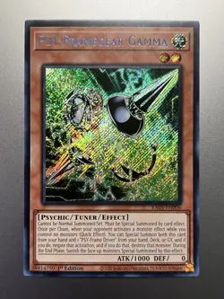Yugioh - PSY-Framegear Gamma Secret Rare RA05-EN006, Near Mint, 1st Edition - Image 1