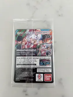 Bandai Namco One Piece Card Game Monkey D. Luffy P-055 Promo Holo 5000 Power - Image 3