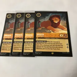 Mufasa Betrayed Leader Rise of the Floodborn Disney Lorcana Playset 4x x4 - Image 2