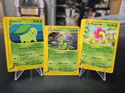 Chikorita Bayleef Meganium Expedition Pokemon Cards Non Holo - Image 1