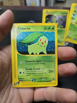 Chikorita Bayleef Meganium Expedition Pokemon Cards Non Holo - Image 2