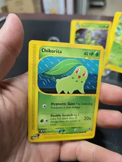 Chikorita Bayleef Meganium Expedition Pokemon Cards Non Holo - Image 3