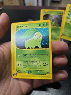 Chikorita Bayleef Meganium Expedition Pokemon Cards Non Holo - Image 4