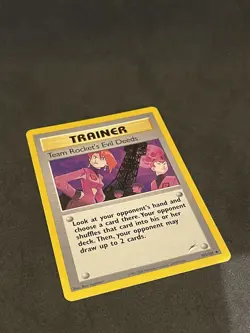 Team Rocket's Evil Deeds 103/105 Neo Destiny Pokemon Card NM see pix - Image 3