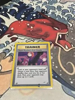 Team Rocket's Evil Deeds 103/105 Neo Destiny Pokemon Card NM see pix - Image 4