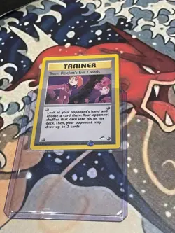 Team Rocket's Evil Deeds 103/105 Neo Destiny Pokemon Card NM see pix - Image 5