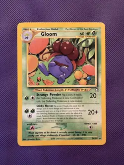 Gloom 36/111 Neo Genesis Uncommon Pokemon Card LP WOTC 2000 - Image 1