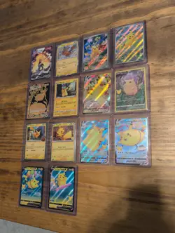 Pokemon Lot Of 14 Pikachu Cards Vmax, V, Crlebrations, Promo - Image 1