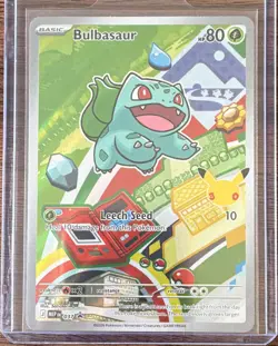 Pokemon Bulbasaur MEP 037 Leech Seed 80 HP Basic Card English 2026 - Image 1
