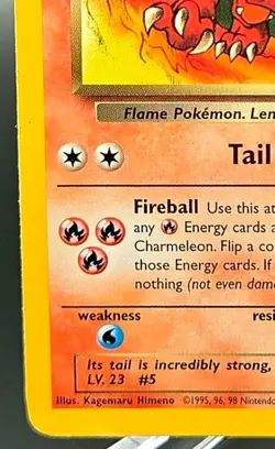 Vintage Pokemon Dark Charmeleon Team Rocket 32/82 Regular Uncommon WOTC Card - Image 5