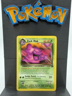 Pokemon Card Team Rocket Dark Muk 41/82 Uncommon - Image 1