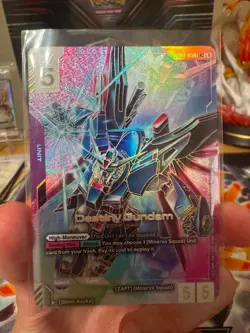 ENGLISH GD04-050 LR++ Destiny Gundam Phantom Aria Trading Card - Image 3
