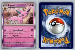 Espeon 033/131 Holo Rare Prismatic Evolutions Pokemon Card Holo A014-029 NM - Image 3