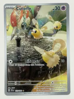 Pokemon TCG Cutiefly Illustration Rare Card 172/162 SV05: Temporal Forces - Image 1