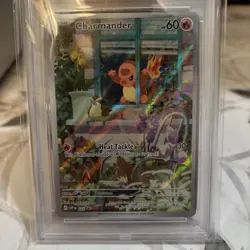 2023 Pokemon Svp En-sv Black Star ETB Promo 044 Charmander Obsidian Flames PSA 9 - Image 2