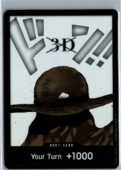 DON!! Card (3D) (Double Pack Set Vol. 8) DON!! Legacy of the Master NM FOIL - Image 1