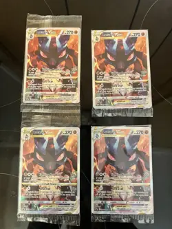 2023 Lucario VSTAR SWSH291 Crown Zenith ETB Promo Card SEALED Lot Of 4 NM - Image 1
