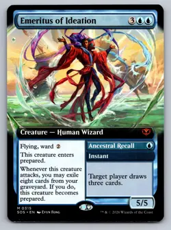 Emeritus of Ideation (Extended Art) 315 SOC Magic: The Gathering NM - Image 1