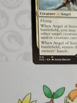C4768 MAGIC MTG COMMANDER: KALDHEIM ANGEL OF SERENITY #018 NM MYTHIC - Image 4