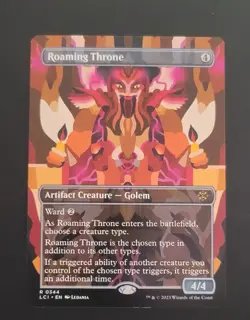 Roaming Throne (Borderless) The Lost Caverns of Ixalan Regular - Image 1