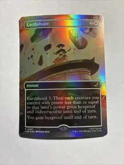 Earthshape (Borderless) - Avatar: The Last Airbender Foil MTG Plus Bonus Rare!!! - Image 1