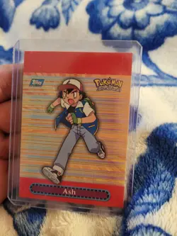 MEAR MINT Ash Ketchum - Series 3 Rare Pop-up Pokemon Topps 2000 - Image 1