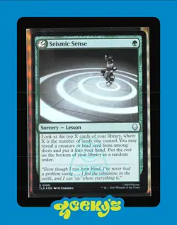 Seismic Sense 195 Avatar The Last Airbender Magic the Gathering $2MIN ORDER - Image 1